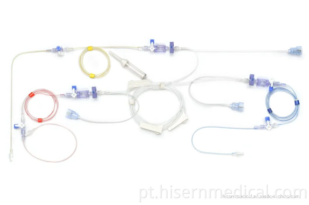 Transdutor de pressão sanguínea descartável de lúmen único de fábrica de produtos de instrumentos médicos